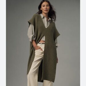 Anthropologie Slit Tunic Sweater